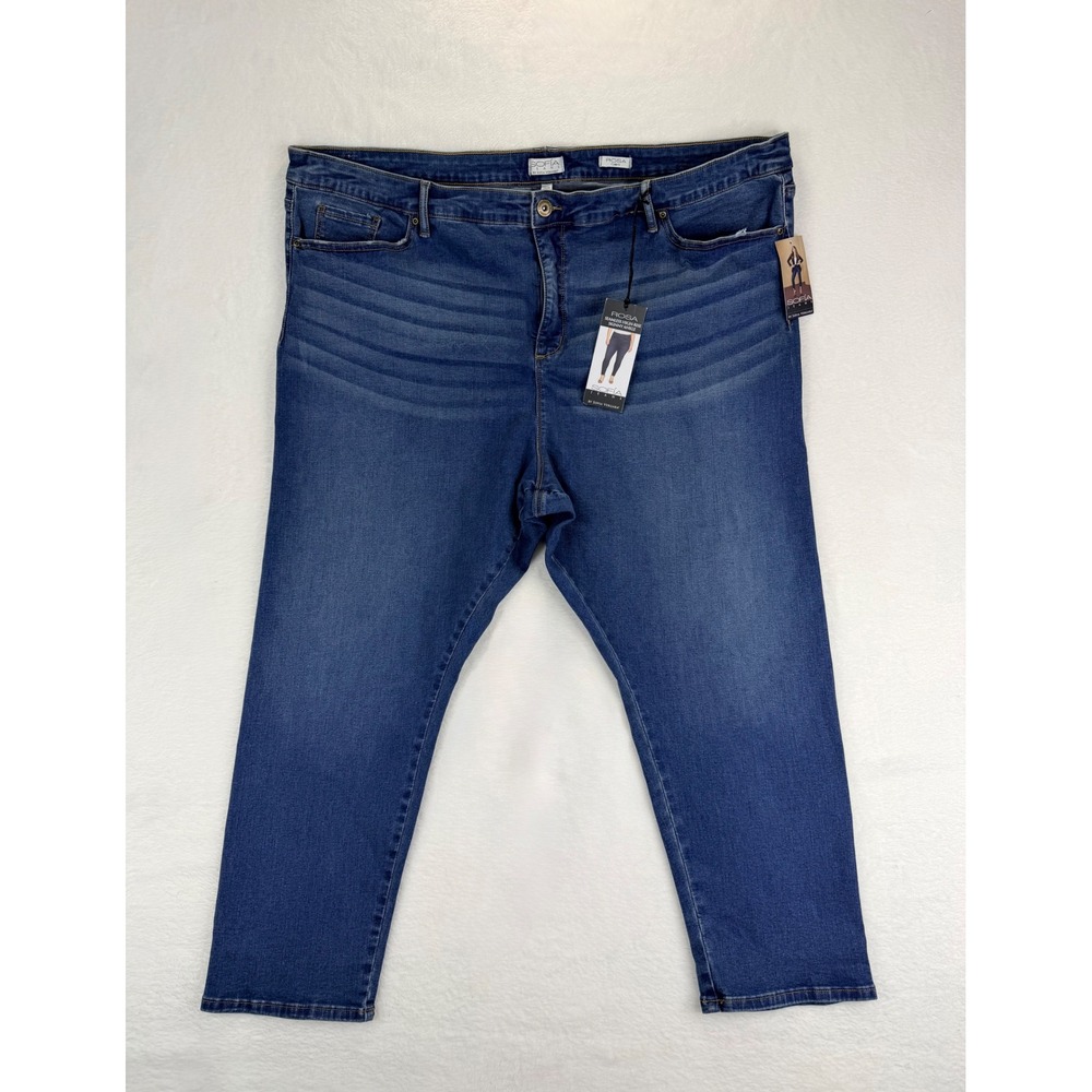 Sofia Jeans Rosa Curvy‎ High Rise Skinny Ankle Blue Denim 26W New